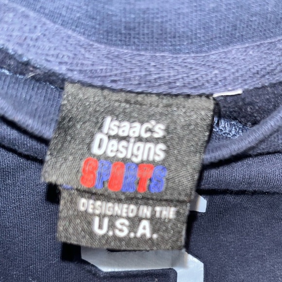 USA-Embossed Crewneck Fleece Sweatshirt - Picture 5 of 7